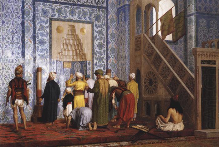 The Blue Mosque, Jean - Leon Gerome